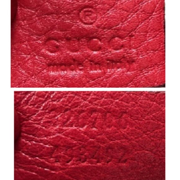 Authentic Gucci Soho red pebbled calf skin leather shoulder bag - Picture 4 of 16